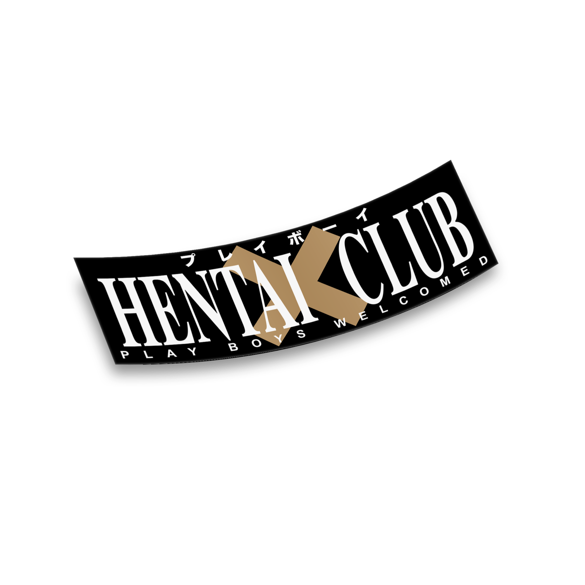 Classic Club Sticker [Gold]